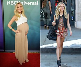 Похудевшие звёздные мамы: во время и после беременности