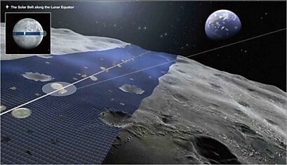 Японская компания предлагает передавать солнечную энергию с Луны