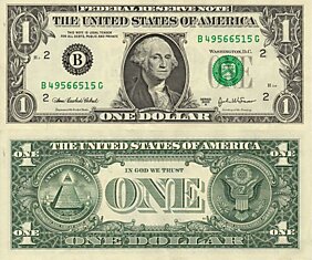 1 доллар в разных странах мира
