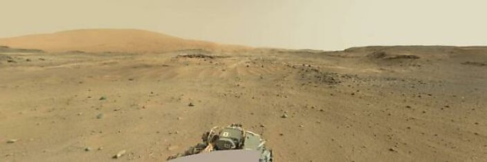Sol 952: интерактивная панорама Марса (Artists Drive) от Curiosity