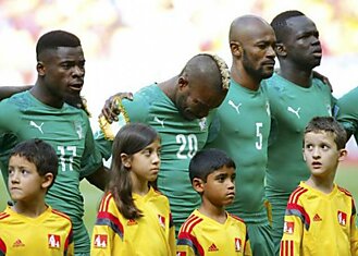 Трогательные слезы игрока сборной Кот-д&#039;Ивуара