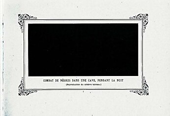 В 1882 г. была написана картина в виде чёрного прямоугольника «Битва негров в туннеле»