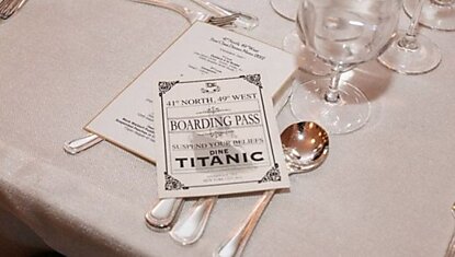Последний ужин на Титанике для пассажиров первого класса (12 фото)