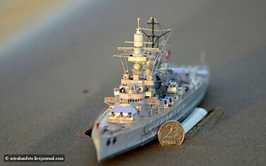 Модель немецкого крейсера