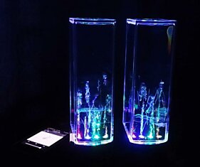 Уникальные колонки с фонтаном и светомузыкой