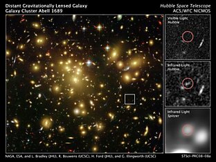На краю Вселенной обнаружена нехарактерно быстро сформировавшаяся галактика