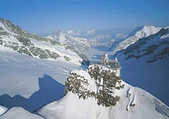На вершине мира: обсерватория "Сфинкс" в Альпах