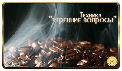 Техника “утренние вопросы”.