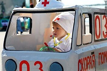 Парад детских колясок в Волгограде