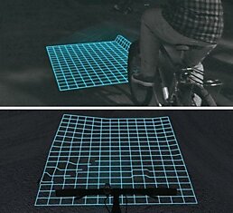 Светодиодный проектор для велосипедов, для улучшения безопасности при ночной езде