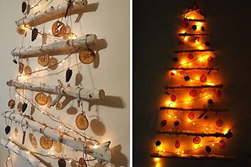 Волшебная идея пожилой соседки, что заменяет новогоднюю елку ветками