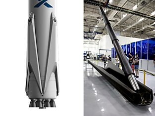 Ракета SpaceX Falcon-9 протестирует раскладные опоры для мягкой посадки