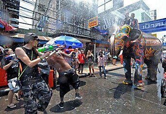 В Бангкоке празднуют Новый Год