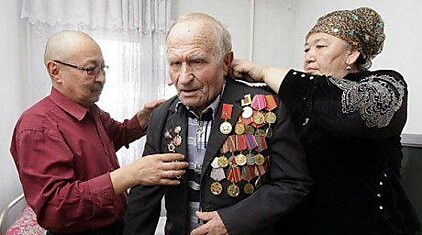 Семья приютила ветерана Великой Отечественной войны