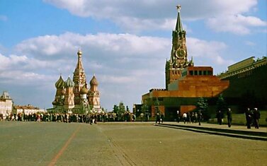 Цветные снимки Москвы 50-х годов (20 фотографии)