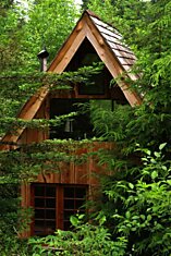 Японский лесной дом