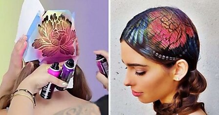 Эта девушка создала новый тренд, рисуя наикрутейшие граффити... на волосах