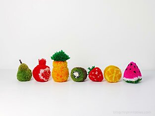 фруктовые помпончики
