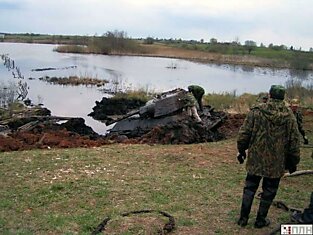 В озере нашли Т-34 времен Второй Мировой