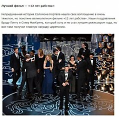 Лауреаты премии "Оскар 2014"