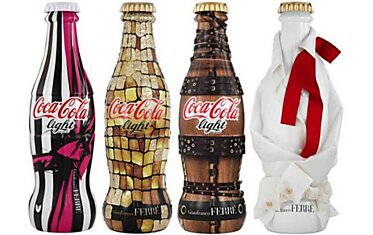 Ретроспектива бутылочек Coca-Cola Light: 2003 - 2014