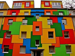 Разноцветные дома