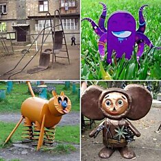 Пугающие детские площадки со всех уголков России