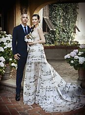 Первые фото со свадьбы Эроса Рамазотти и Марики Пеллегринелли