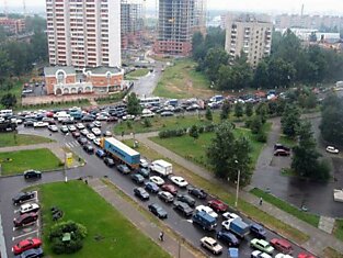 Пробки и невероятные развязки в мире