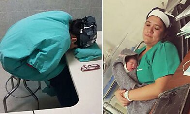 Парень выложил фото спящего на дежурстве врача, но такой реакции не ожидал