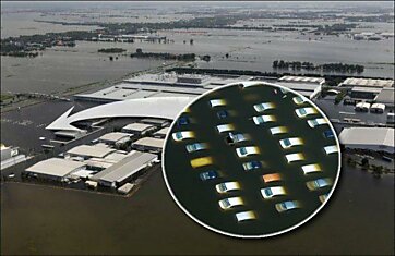Наводнение на заводе Хонда