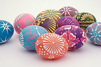 Идеи раскраски и оформления пасхальных яиц:) Рукотворная красотаа....
