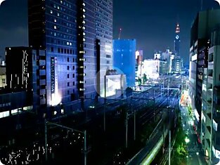 Путешествие по ночному Токио