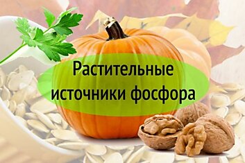 Растительные источники фосфора