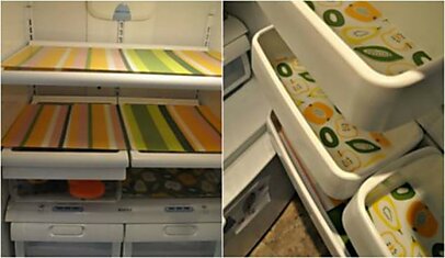 Схема быстрой уборки с холодильником по умолчанию