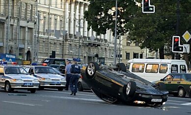 Авария двух BMW в Питере