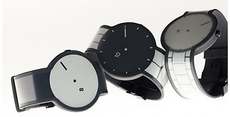 Часы из электронной бумаги от Sony меняют дизайн от жестов и работают 60 дней без подзарядки