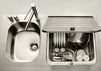 Посудомоечная машинка, интегрированная в раковину