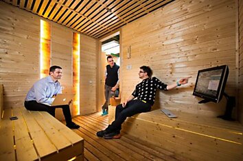 Google открыл новый офис в стиле спа в Будапеште