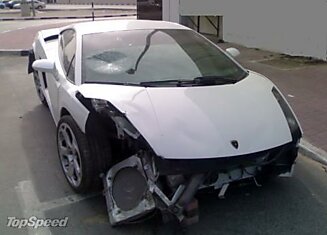 Lamborghini Galardo, убитое "лежачим полицейским"