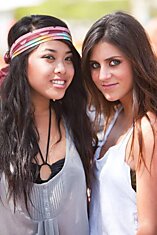 Девушки с музыкального фестиваля Coachella