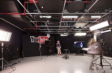 Офис-студия YouTube в шикарном офисе в Лондоне