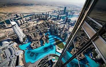 Дубай с высоты небоскреба