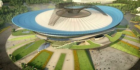 Зарисовки будущего дизайна стадиона Лужники