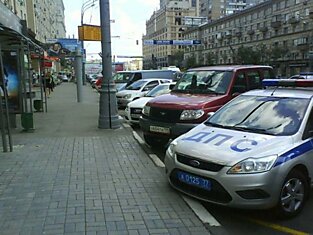 Проблема пробок в Москве (4 фото)