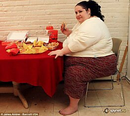 Женщина, которая хочет потолстеть!  (5 фото)