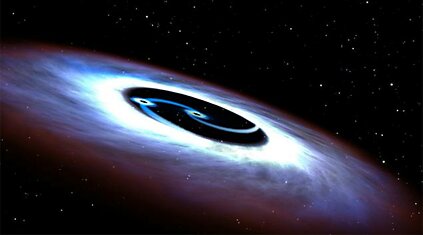 Квазар в близкой к нам галактике оказался системой из двух чёрных дыр