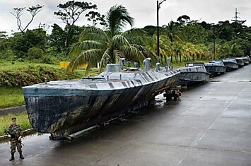 Как выглядит подводная лодка для перевозки кокаина