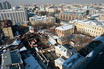 В центре Москвы новая стройка