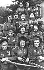 Женщины-снайперы Второй Мировой Войны